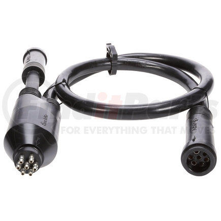 Truck-Lite 88905 88 Series Main Cable Harness - 3 Plug, 48 in., 8/10/12 Gauge, Male 7 Pole Plug, Female 7 Pole Plug