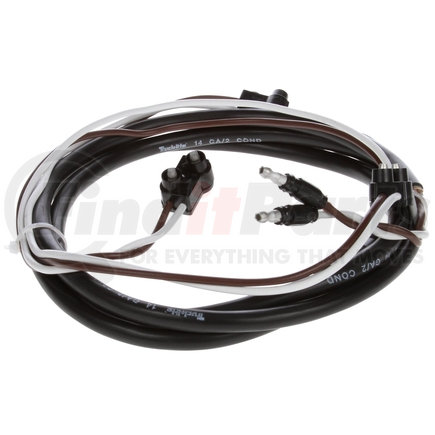 Truck-Lite 88300 Wiring Harness - 88 Series, 4 Plug, Lower, 56 in. Identification, 14 Gauge, PL-10, .180 Bullet