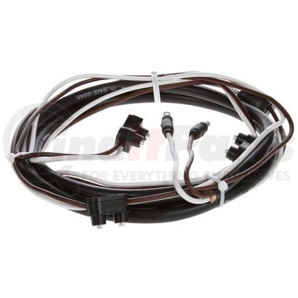 Truck-Lite 88308 Wiring Harness - 88 Series, 4 Plug, Lower, 56 in. Identification, License, 14 Gauge, PL-10, .180 Bullet