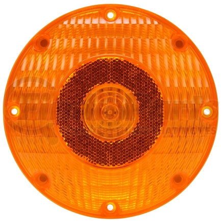 Truck-Lite 91202Y 91 Series, Incandescent, Yellow Round, 1 Bulb, Front/Park/Turn, 4 Screw, 12V, PL-3