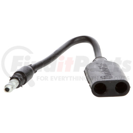 Truck-Lite 97060 2 Plug, 6 In. Identification, License Harness, 14 Gauge, Female .180 Bullet, .180 Bullet