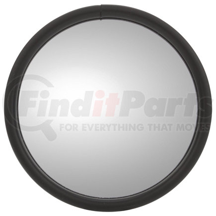 Truck-Lite 97619 Convex Mirror - 5 In., Black Stainless Steel, Round, Universal Mount