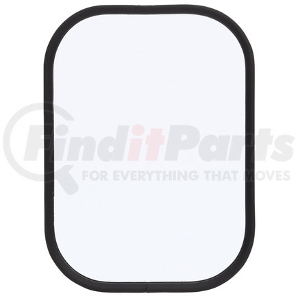 Truck-Lite 97653 5.5 x 7.5 In., Silver Steel, Flat Mirror, Universal