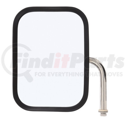 Truck-Lite 97662 5" Elbow, 7.5 x 10.5 In., Silver Stainless Steel, Flat Mirror, Universal