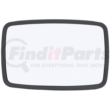 Truck-Lite 97672 6.5 x 10 In., Black Stainless Steel, Flat Mirror, Universal