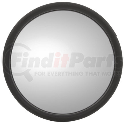 Truck-Lite 97802 5 In., Black Steel Convex Mirror, Round, Universal Mount