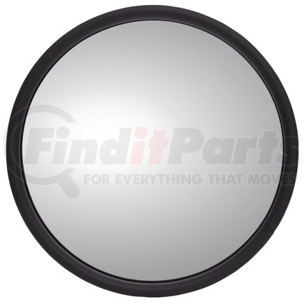 Truck-Lite 97820 6 In., Black Steel Convex Mirror, Round, Universal Mount