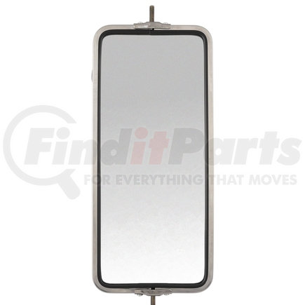 Truck-Lite 97827 OEM Style, 7 x 16 In., West Coast Heated Mirror, Silver Stainless Steel