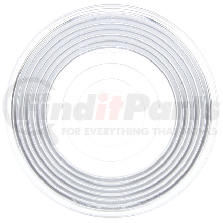Truck-Lite 99008C Round Replacement Lens - Clear, Polycarbonate, For License Lights (80342, 80344, 80345), Most 4" Lights, Snap-Fit