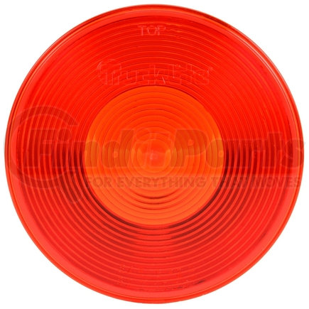 Truck-Lite 99008R Round Replacement Lens - Red, Polycarbonate, For Front, Rear Lighting (80334R, 80339R, 81301R), Most 4" Lights, Snap-Fit