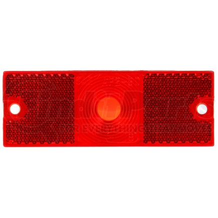 Truck-Lite 99012R Rectangular, Red, Acrylic, Replacement Lens for M/C Lights (18300R), 2 Screw