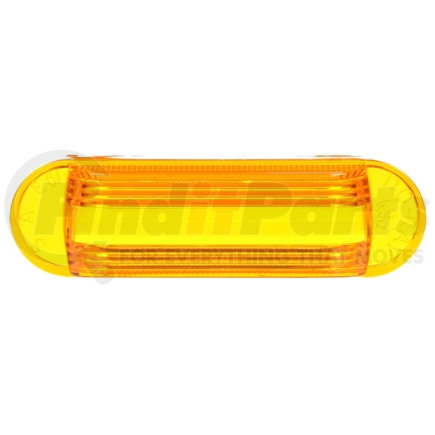 Truck-Lite 99050Y Oval, Yellow, Polycarbonate, Replacement Lens for Do-Ray Lights, M/C Lights (26312Y, 26317Y), Snap-Fit