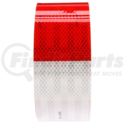 Truck-Lite 98102 Reflective Tape - Red / White 3 in. x 150 Ft.