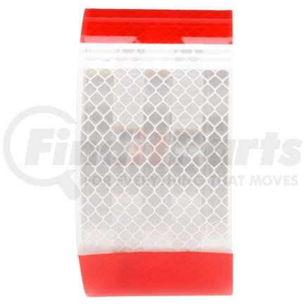 Truck-Lite 98104 Reflective Tape - Red / White 2 in. x 18 In.