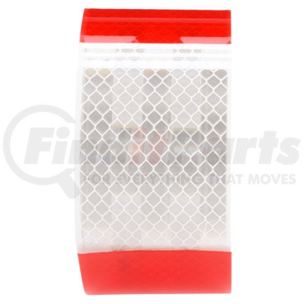 Truck-Lite 981043 Red/White Reflective Tape, 2 in. x 18 in., Bulk