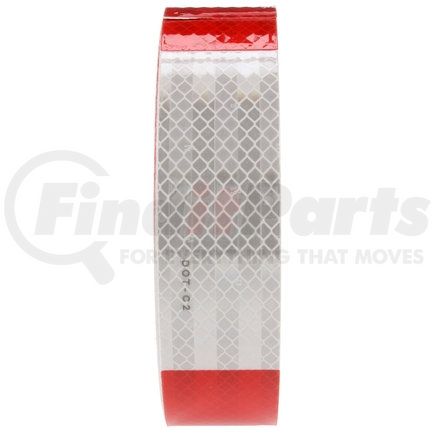 Truck-Lite 98146 Reflective Tape - Red / White 2 in. x 150 Ft., Kiss Cut