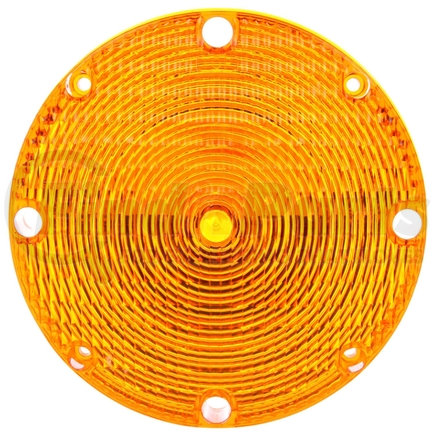 Truck-Lite 99168Y Round, Yellow, Acrylic, Replacement Lens for Bus Lights (90327Y, 6503A, 6504), 4 Screw