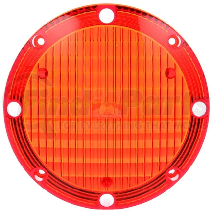 Truck-Lite 99169R Round Replacement Lens - Red, Polycarbonate, For Bus Lights (90326R, 6507), 4 Screw