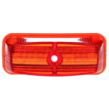 Truck-Lite 99170R Rectangular, Red, Acrylic, Replacement Lens for Bus Lights (26353R, 1151), 1 Screw