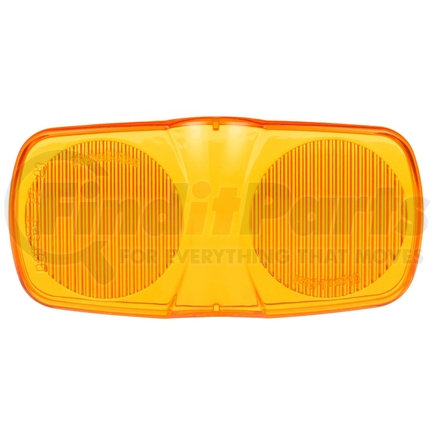 Truck-Lite 99238Y Rectangular, Yellow, Polycarbonate, Replacement Lens for M/C Lights (2660A, 2661A), 2 Screw