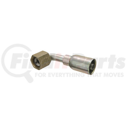 Weatherhead 06906E-466 Eaton Weatherhead 069 E Series Crimp Hose Fittings SAE 45 Female Swivel 90 Tube Elbow
