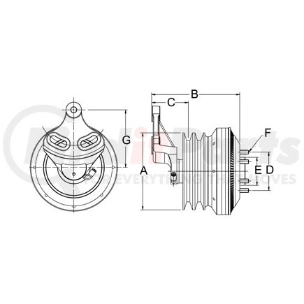 Horton 79A9108 CLUTCH DMA SE