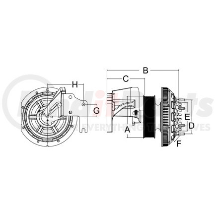 Horton 79A9798 CLUTCH DMA2S SE