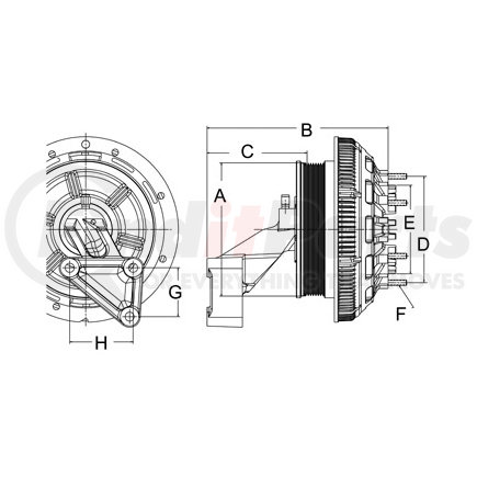 Horton 99A9998 CLUTCH DMA2S SE