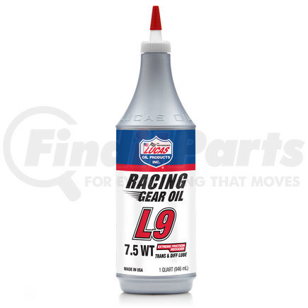 Lucas Oil 10456 L9 Racing Gear Oil - 1 Quart (Representative Image)