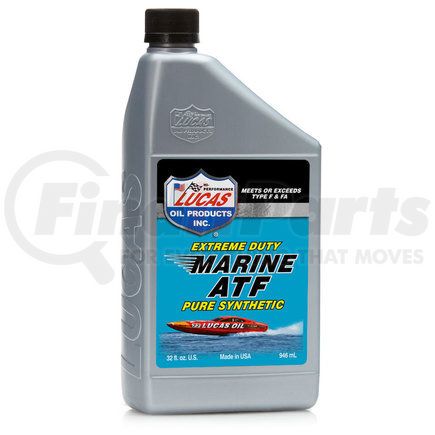 Lucas Oil 10651 Extreme Duty Marine ATF - 1 Quart (Representative Image)