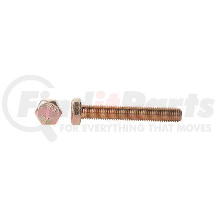 Fastenal 0128760 M8-1.25 x 25mm DIN 933 Class 10.9 Yellow Zinc Finish Hex Cap Screw