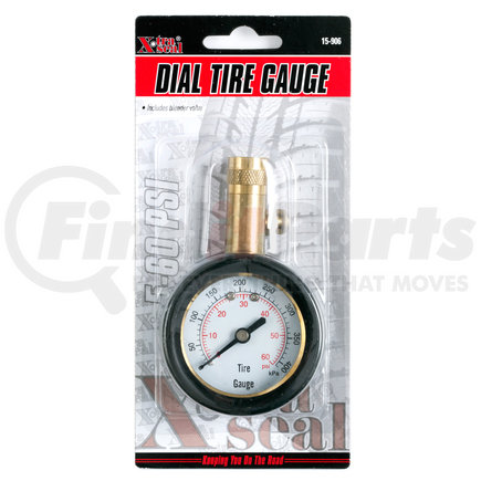 GROUP 31 XTRA SEAL 15-906 Deluxe Dial Gauge Lg. Bore with Bleeder Valve