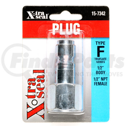 GROUP 31 XTRA SEAL 15-7342 ”F” Automotive Style 1/2’ Bdy 1/2” NPT F Plug