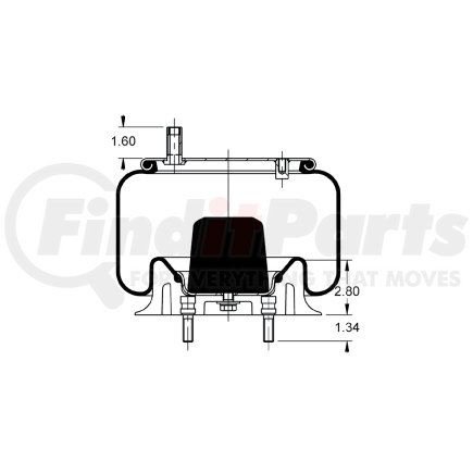 Triangle Suspension AS-8478 Fs9377 Air Spring