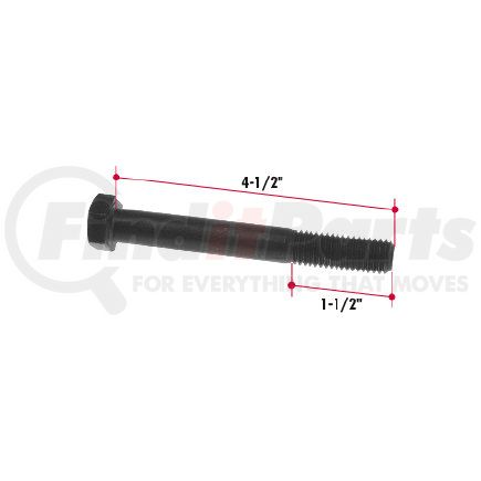 Triangle Suspension B1326-43 5/8-11X4.5 Gr8 Hx/Hd C/S
