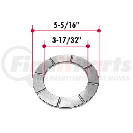 Triangle Suspension MCK1 Mack Bro Wshr(Rpl.43Qk116