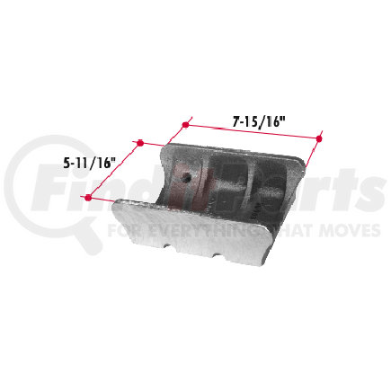 Triangle Suspension N104 Neway Axle Adapter