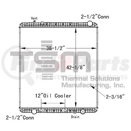 Thermal Solutions Mfg. 0437249P Radiator