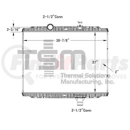 Thermal Solutions Mfg. 0437441P Radiator