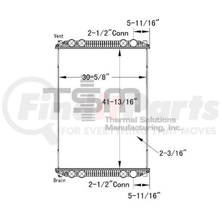 Thermal Solutions Mfg. 0437601P Radiator