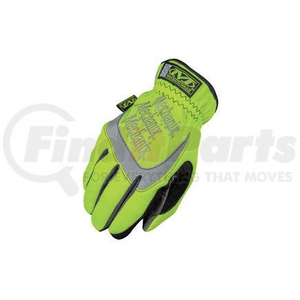 Mechanix Wear SFF91-009 The Safety Fastfit® Easy On/Off Elastic Cuff Gloves, Hi-Viz Yellow, M