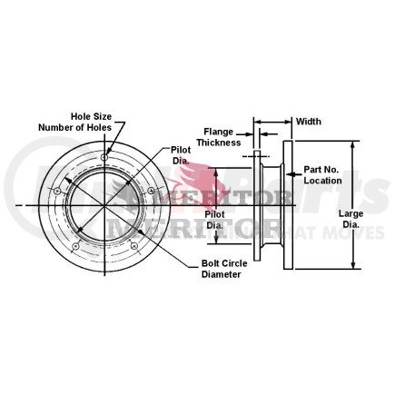 Meritor 3218B158 Meritor Genuine Air Disc Brake - Rotor