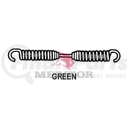 Meritor 2258Y571 Meritor Genuine Brake Shoe Return Spring