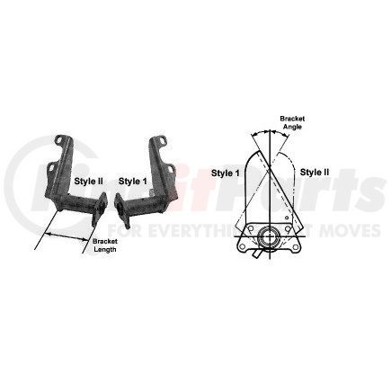 Meritor B153299P6256 Meritor Genuine Air Brake - Chamber Bracket