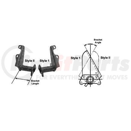 Meritor B353299P6256 Meritor Genuine Air Brake Chamber Bracket