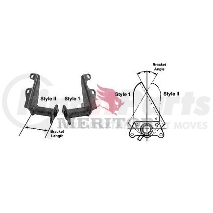 Meritor C17-3299P6256 Meritor Genuine Air Brake - Chamber Bracket