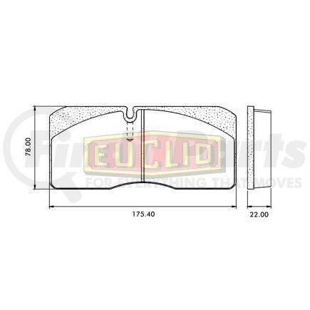 Meritor FSAESD1027 HYDRAULIC BRAKE - DISC PAD SET