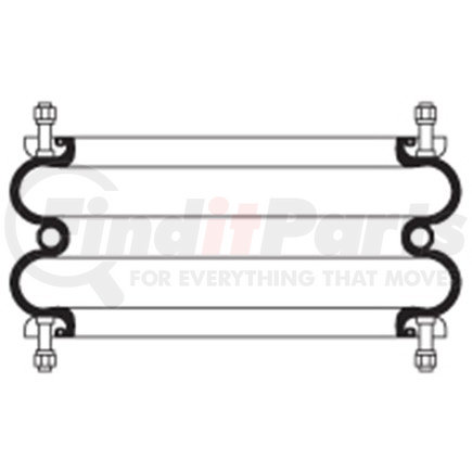 Firestone W013587271 Airide Air Spring Double Convoluted 28