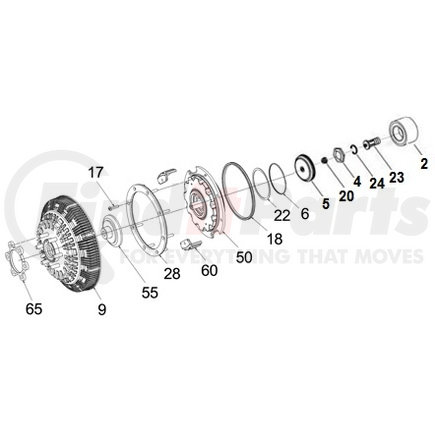 Horton 995582 Kit Polarforce w/ Drac Bearing