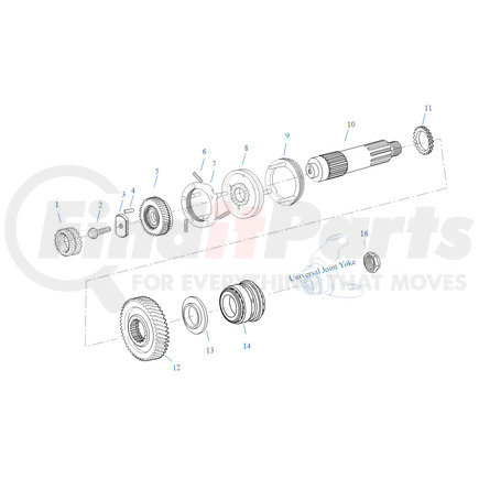 Eaton 4302041 Auxiliary D/G 16713 For Fuller Transmission